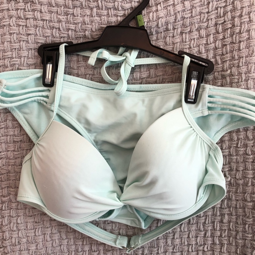Mint green bikini set